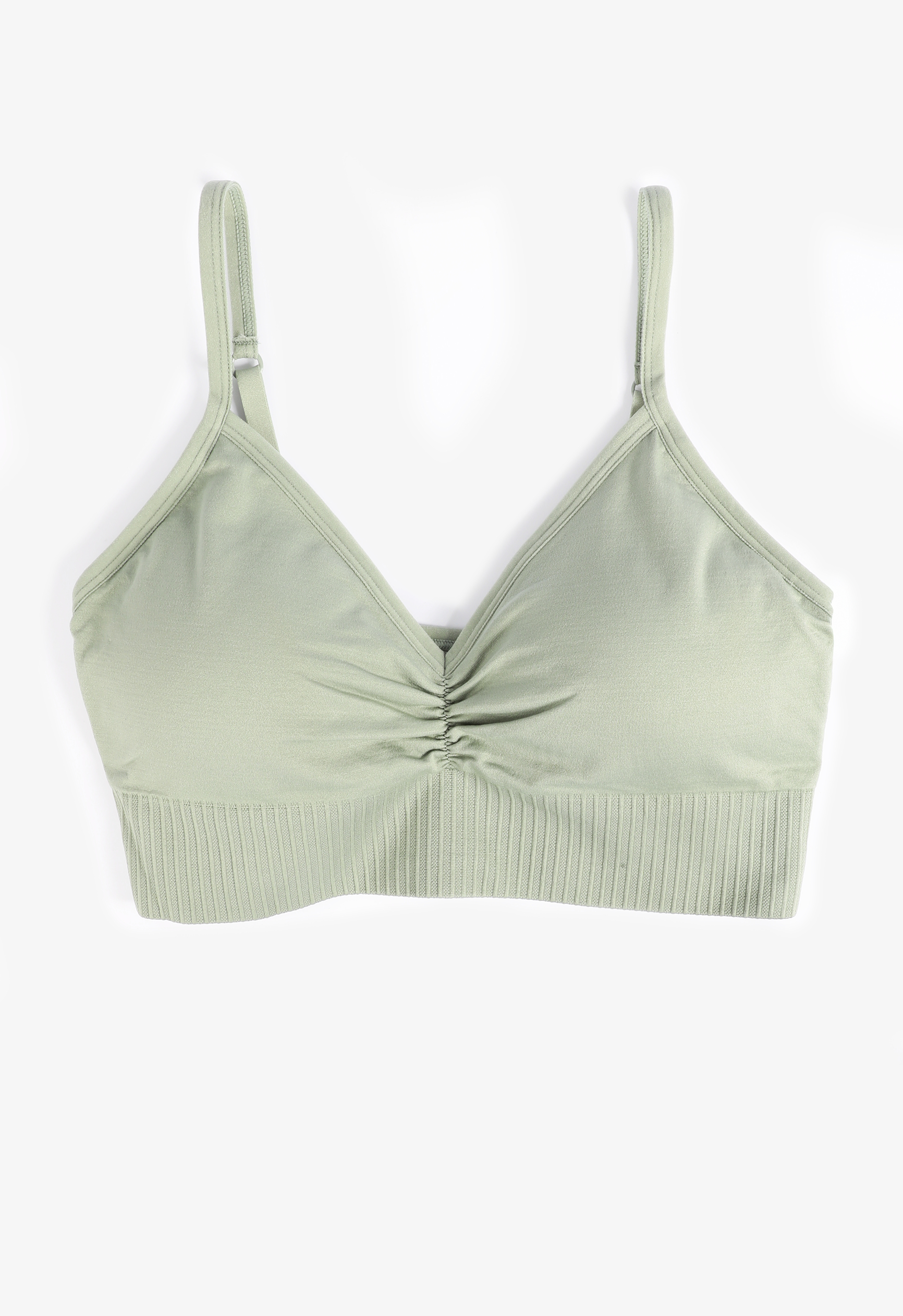 True Stretch Seamless Cinched Front Bralette, C4610, large