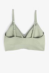 True Stretch Seamless Cinched Front Bralette, C4610, small