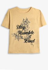 Stay Humble And Kind Relaxed Fit Graphic Tee, , small