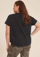 Plus Size Baseball Mom Classic Fit Graphic Tee, , small