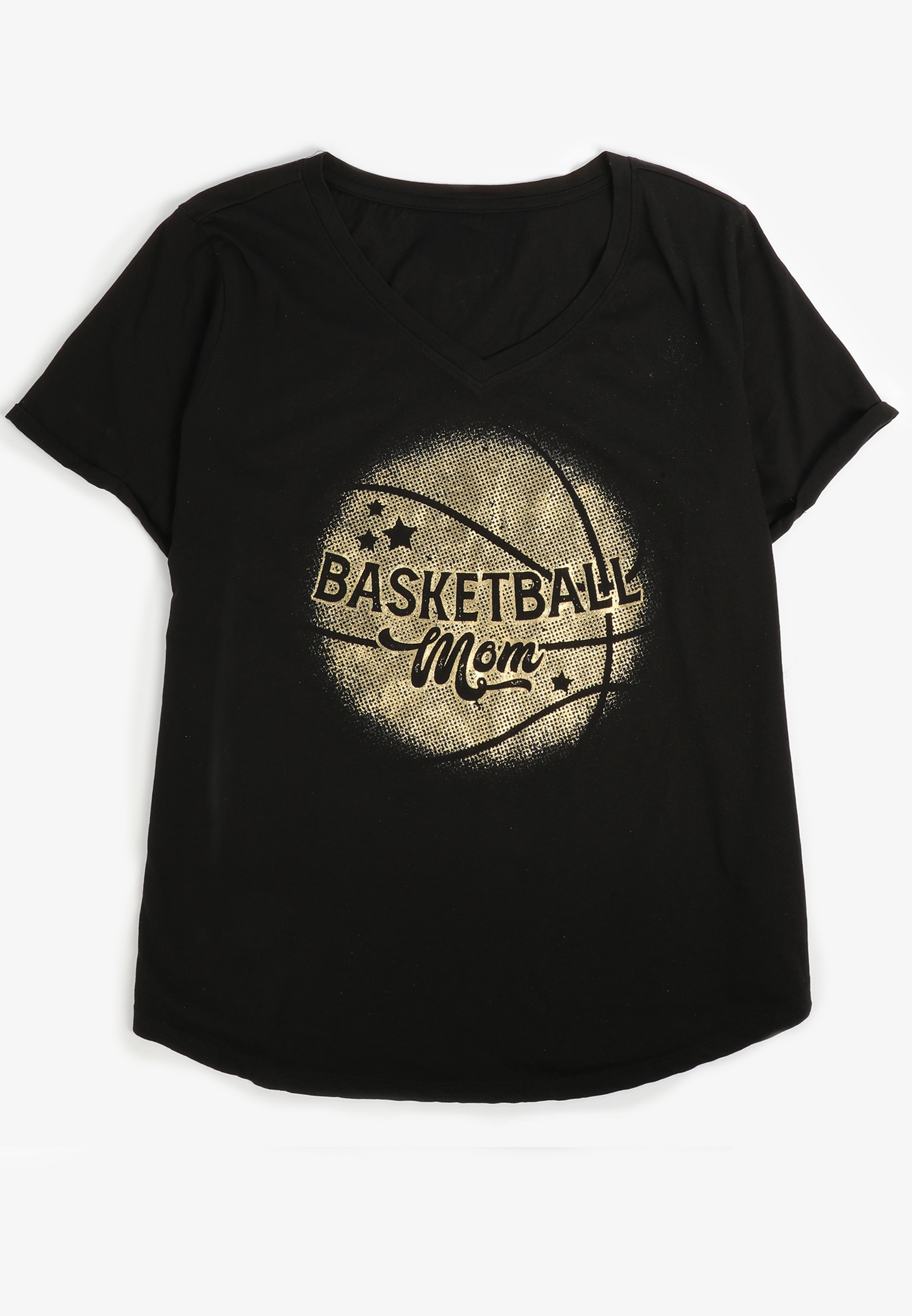 Plus Size Basketball Mom Classic Fit Graphic Tee, C106, large