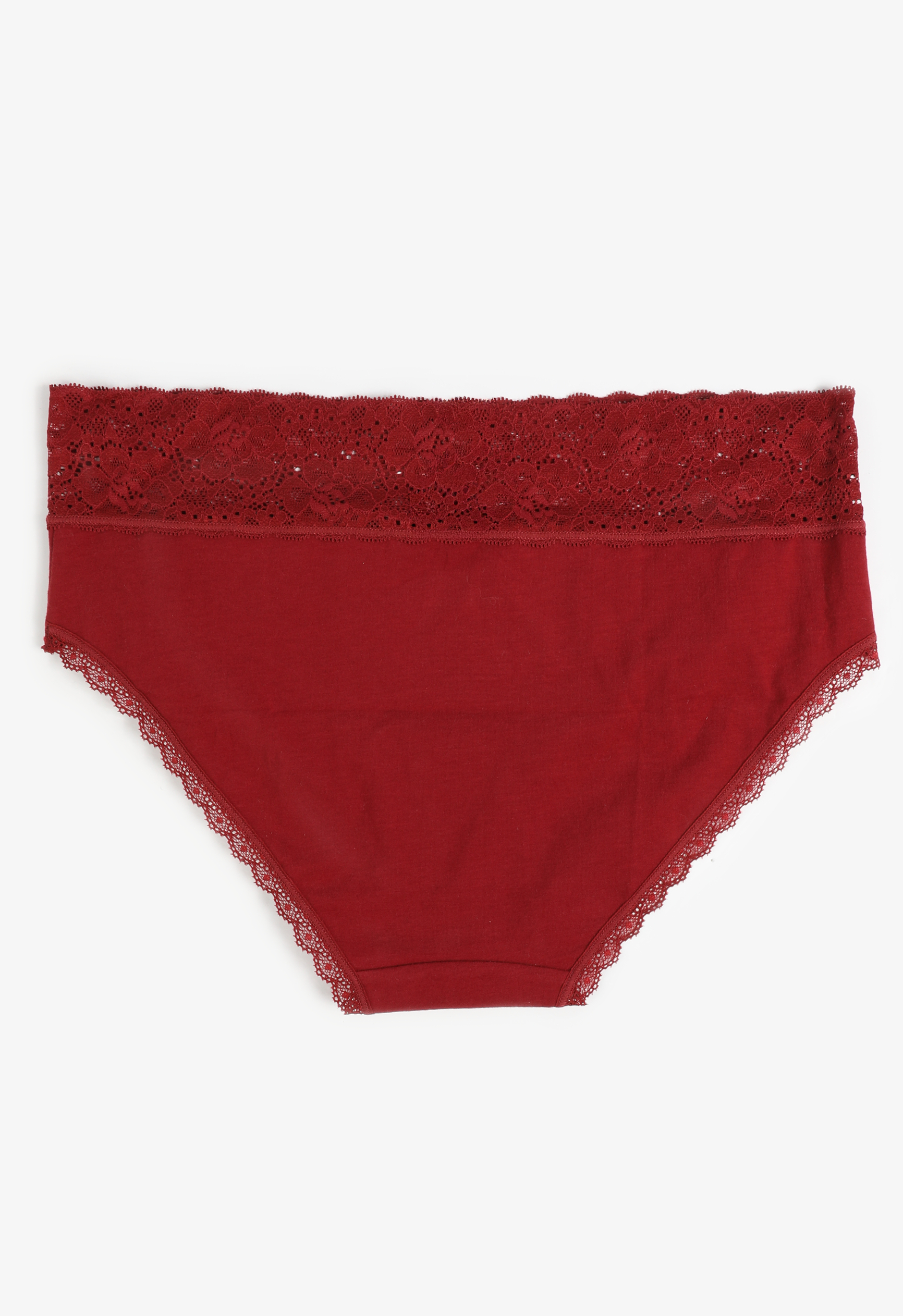 Simply Comfy Lace Trim Cotton Hipster Panty, C3466, large