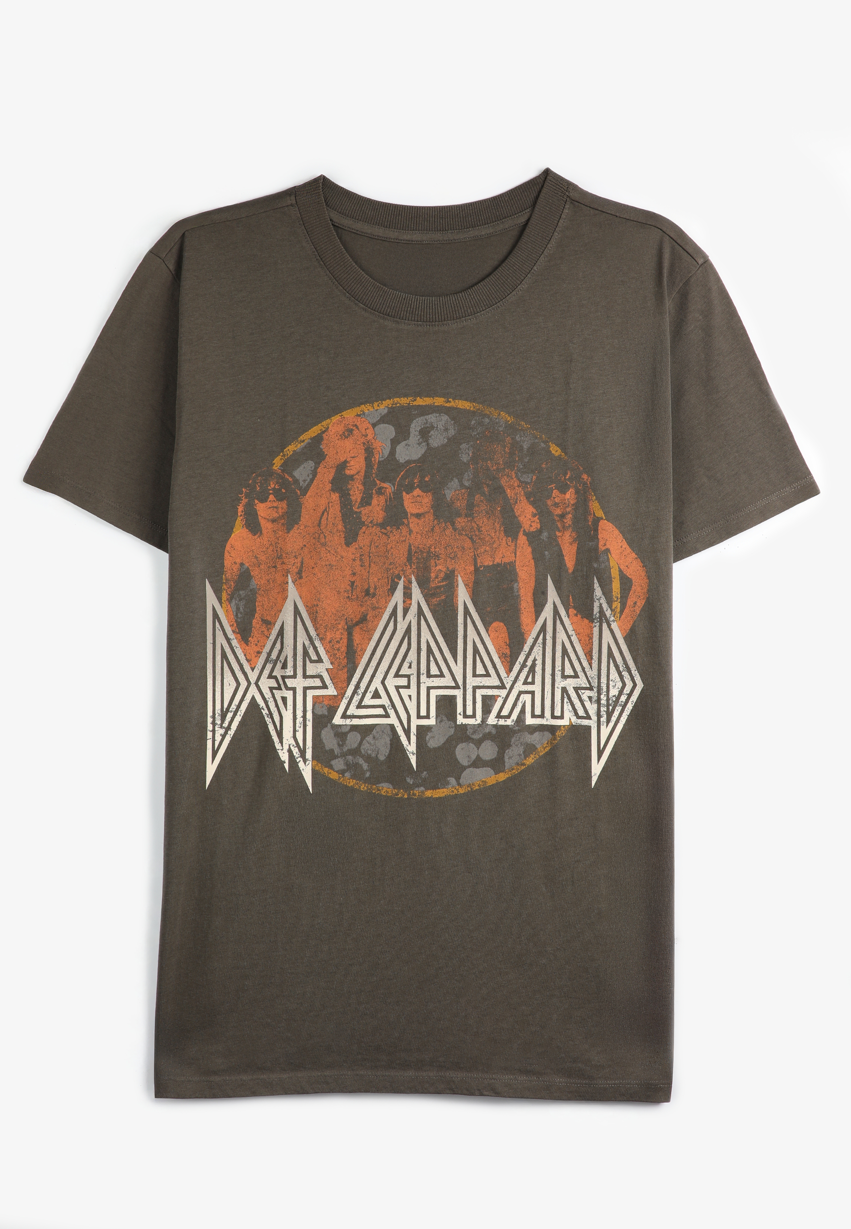 Def Leppard Oversized Fit Graphic Tee, C1928, large