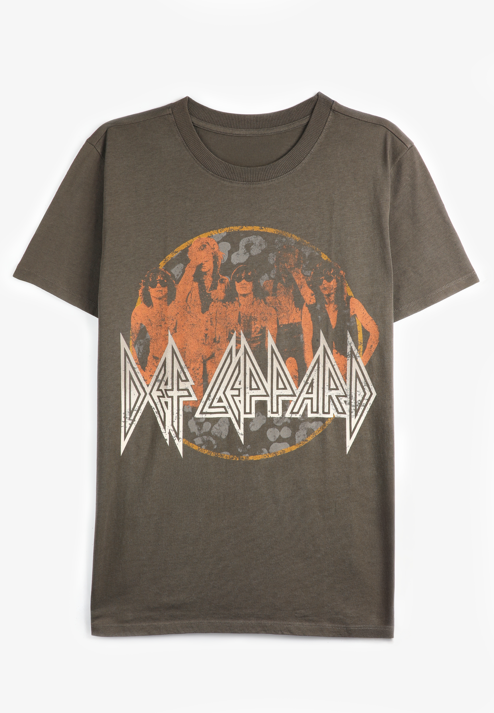 Plus Size Def Leppard Oversized Fit Graphic Tee, , large