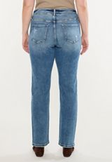 Plus Size KanCan&trade; High Rise Straight Jean, MEDIUM SANDBLAST, small