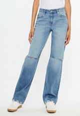 KanCan&trade; High Rise Open Ripped Straight Jean, C3337, small