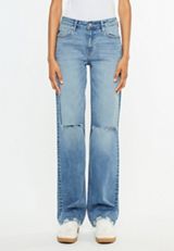 KanCan&trade; High Rise Open Ripped Straight Jean, C3337, small