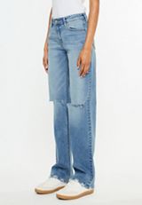 KanCan&trade; High Rise Open Ripped Straight Jean, C3337, small
