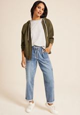m jeans by maurices&trade; Soft Knit High Rise Ankle Jogger, C3337, small