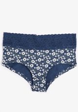Simply Comfy Cotton Floral Boybrief Panty, C4131, small