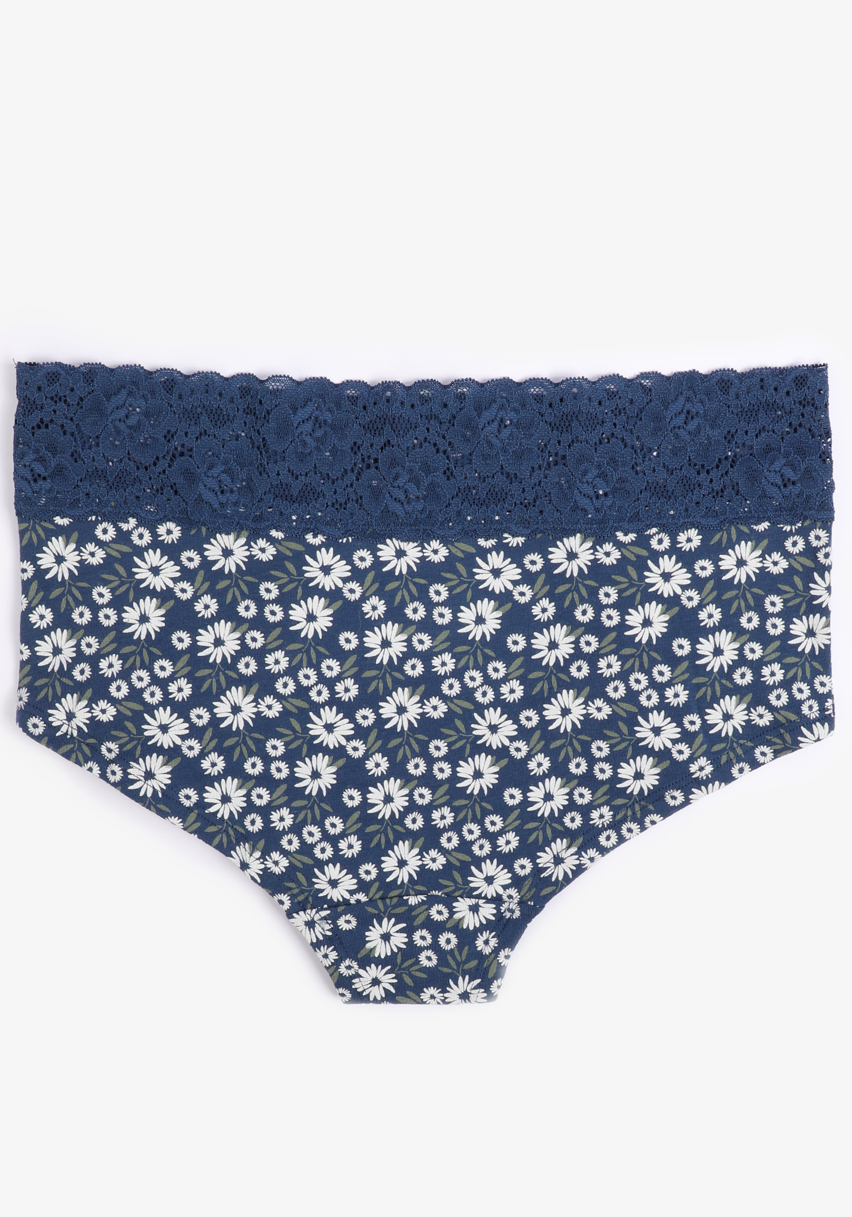 Simply Comfy Cotton Floral Boybrief Panty, C4131, large
