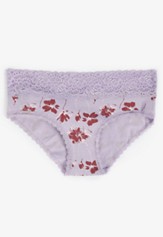Simply Comfy Cotton Floral Boybrief Panty