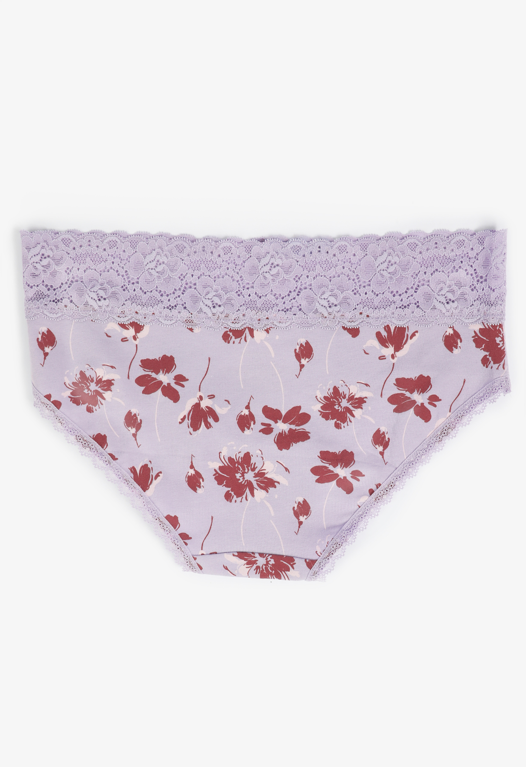Simply Comfy Cotton Floral Hipster Panty, C1775, large