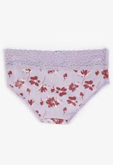 Simply Comfy Cotton Floral Hipster Panty, C1775, small