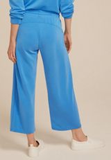 Scuba Knit Wide Leg Cropped Pant, C9878, small