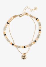 Sandy Shore Beaded Anklet, , small