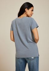 Floral Moon Classic Fit Graphic Tee, C4656, small