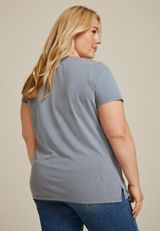Plus Size Floral Moon Classic Fit Graphic Tee, C4656, small