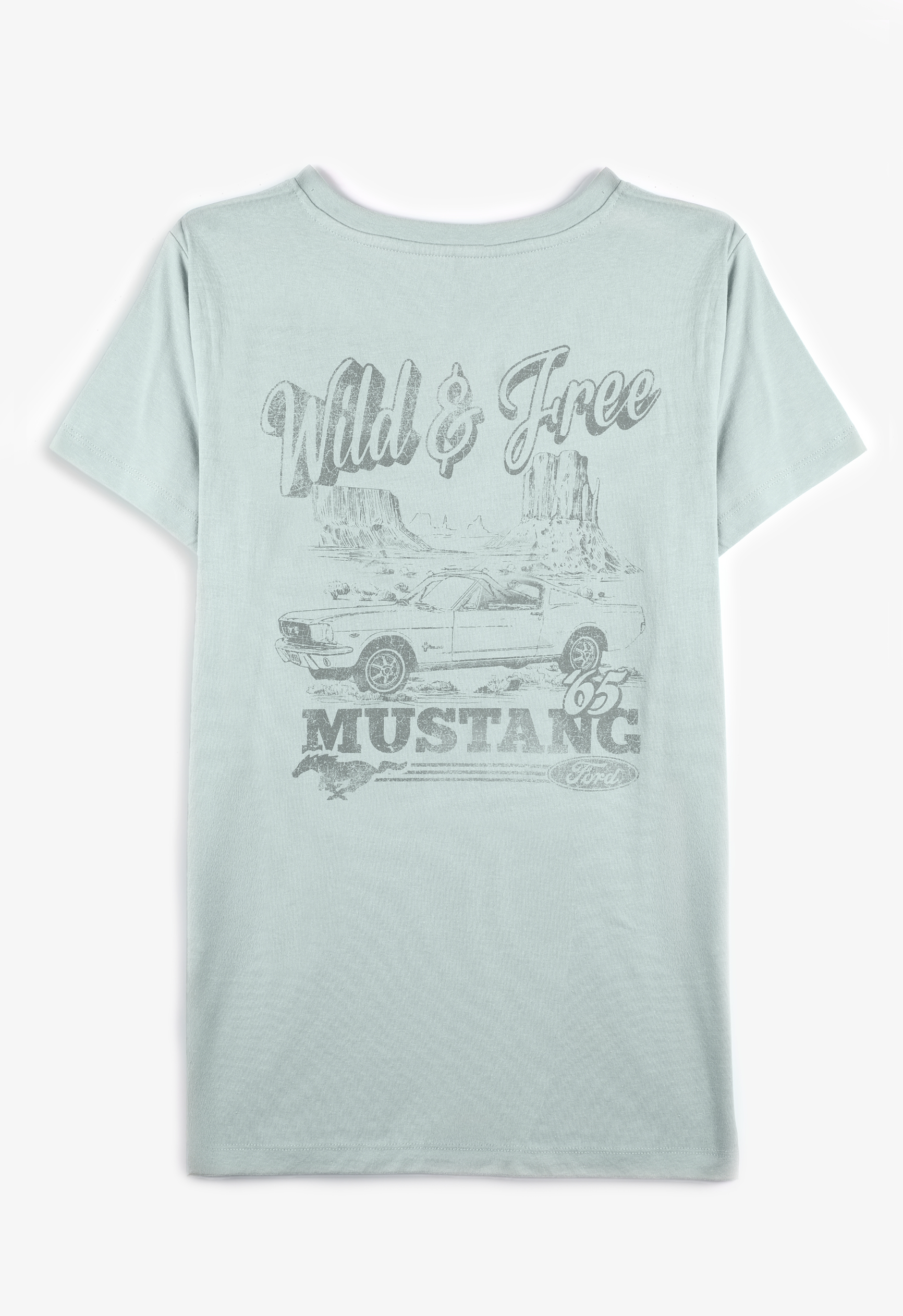 Mustang Wild and Free Classic Fit Graphic Tee, C6740, large