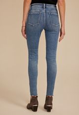 Flying Monkey&trade; Mid Rise Open Ripped Skinny Ankle Jean, C3337, small