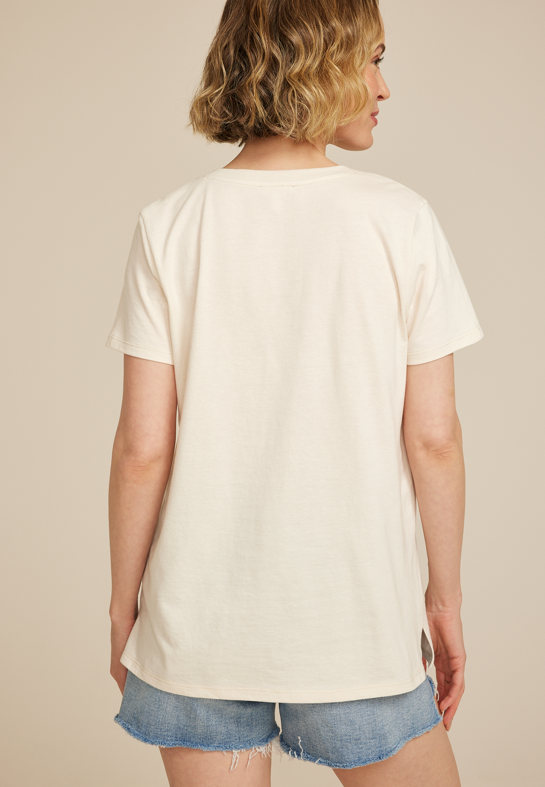Tanned and Tipsy Classic Fit Graphic Tee, , large