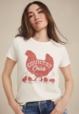 Country Chick Classic Fit Graphic Tee, C2789, small
