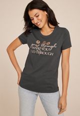 Grow Through What You Go Through Classic Fit Graphic Tee, C1876, small