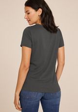 Lace Bow Classic Fit Graphic Tee, C1876, small