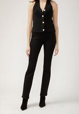 Silver Jeans Co.&reg; Avery Curvy High Rise Black Slim Boot Jean, BLACK, small