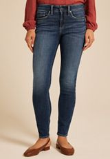 Silver Jeans Co.&reg; Suki Curvy Mid Rise Skinny Jean, C258, small