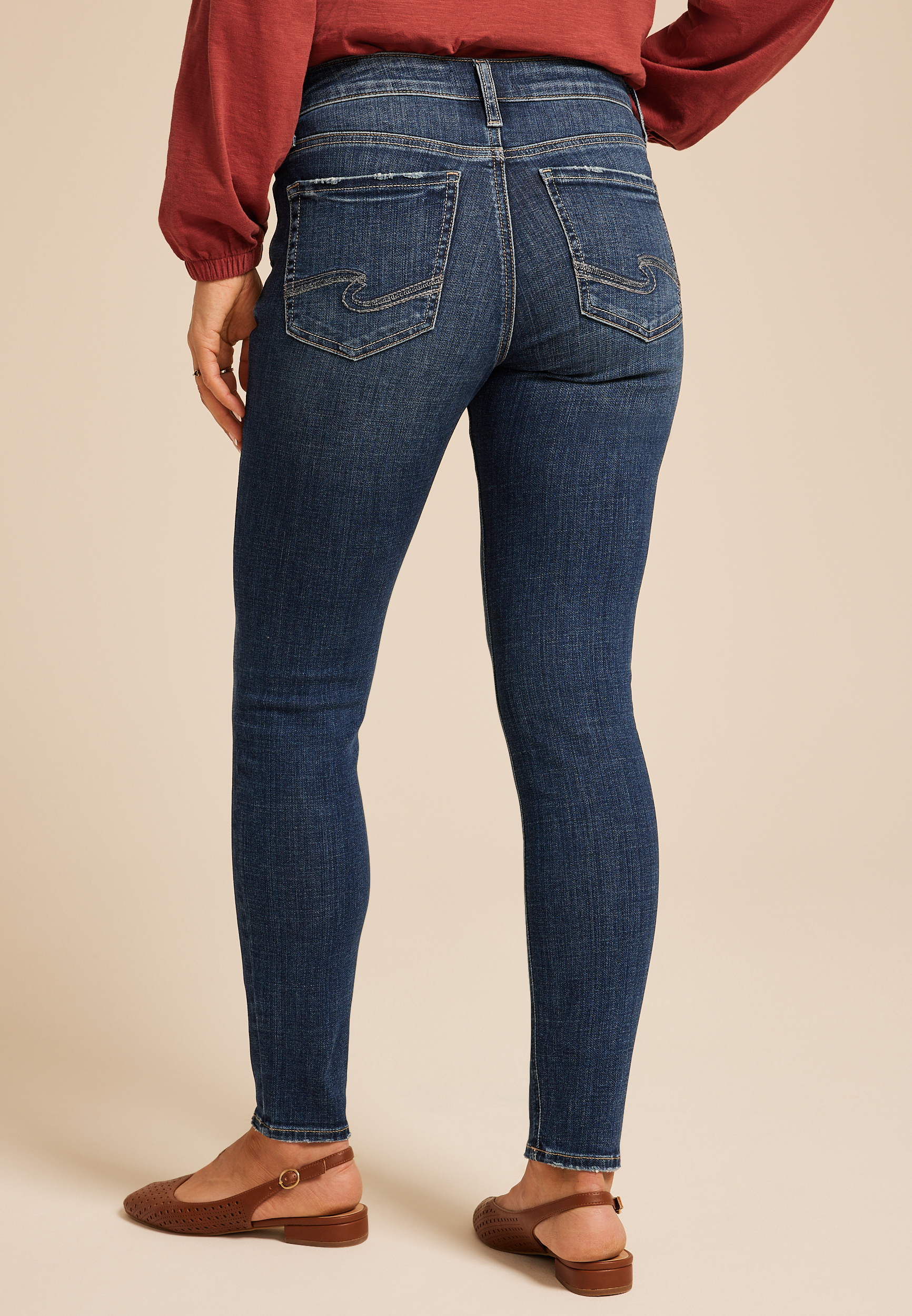 Silver Jeans Co.&reg; Suki Curvy Mid Rise Skinny Jean, C258, large