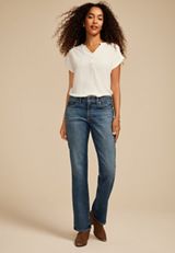 Silver Jeans Co.&reg; Suki Curvy Mid Rise Slim Boot Jean, C3337, small