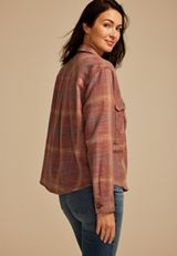 Shorty Utility Plaid Button Down Shirt, , small