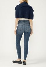 Silver Jeans Co.&reg; Avery Curvy High Rise Luxe Stretch Skinny Jean, MEDIUM SANDBLAST, small