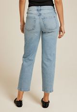 edgely&trade; Light High Rise Ripped Relaxed Straight Ankle Jean, C2806, small