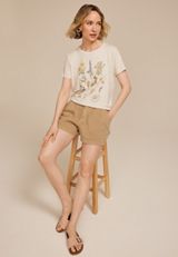 Stacked Floral Classic Fit Graphic Tee, LIGHT OATMEAL HEATHER, small