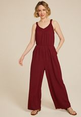 Bare Wavy Ribbed Jumpsuit, C5325, small