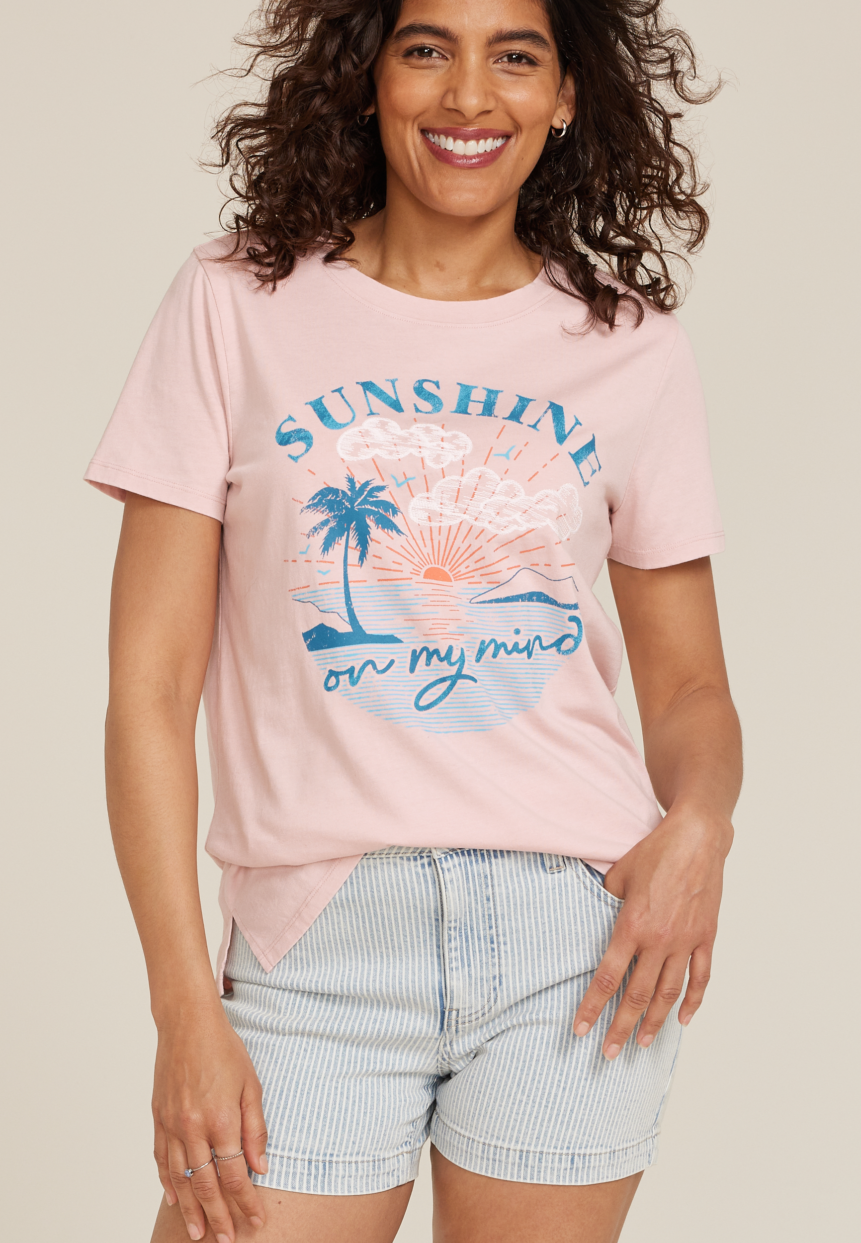 Sunshine On My Mind Classic Fit Graphic Tee