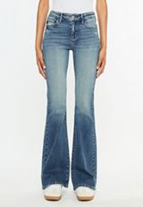 KanCan&trade; Mid Rise Western Pocket Flare Jean, C3337, small