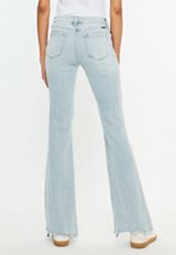 KanCan&trade; Studded Mid Rise Flare Jean, C2806, small