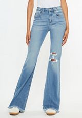 KanCan&trade;High Rise Open Ripped Flare Jean, C3337, small
