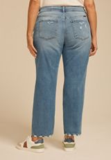 Plus Size KanCan&trade; High Rise Open Ripped Straight Jean, C3337, small