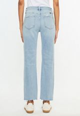 KanCan&trade; High Rise Ripped Hem Straight Jean, C2806, small