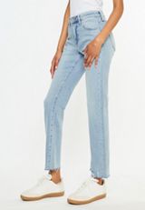 KanCan&trade; High Rise Ripped Hem Straight Jean, C2806, small