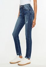 KanCan&trade; Curvy High Rise Frayed Hem Skinny Jean, C258, small