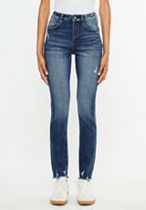 KanCan&trade; Curvy High Rise Frayed Hem Skinny Jean, C258, small