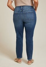 Plus Size m jeans by maurices&trade; Dark Mid Rise Slim Straight Jean, C258, small