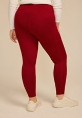 Plus Super High Rise Pocket Luxe Legging, REBEL RED, small
