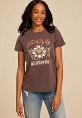 Tom Petty Classic Fit Graphic Tee, BROWN, small