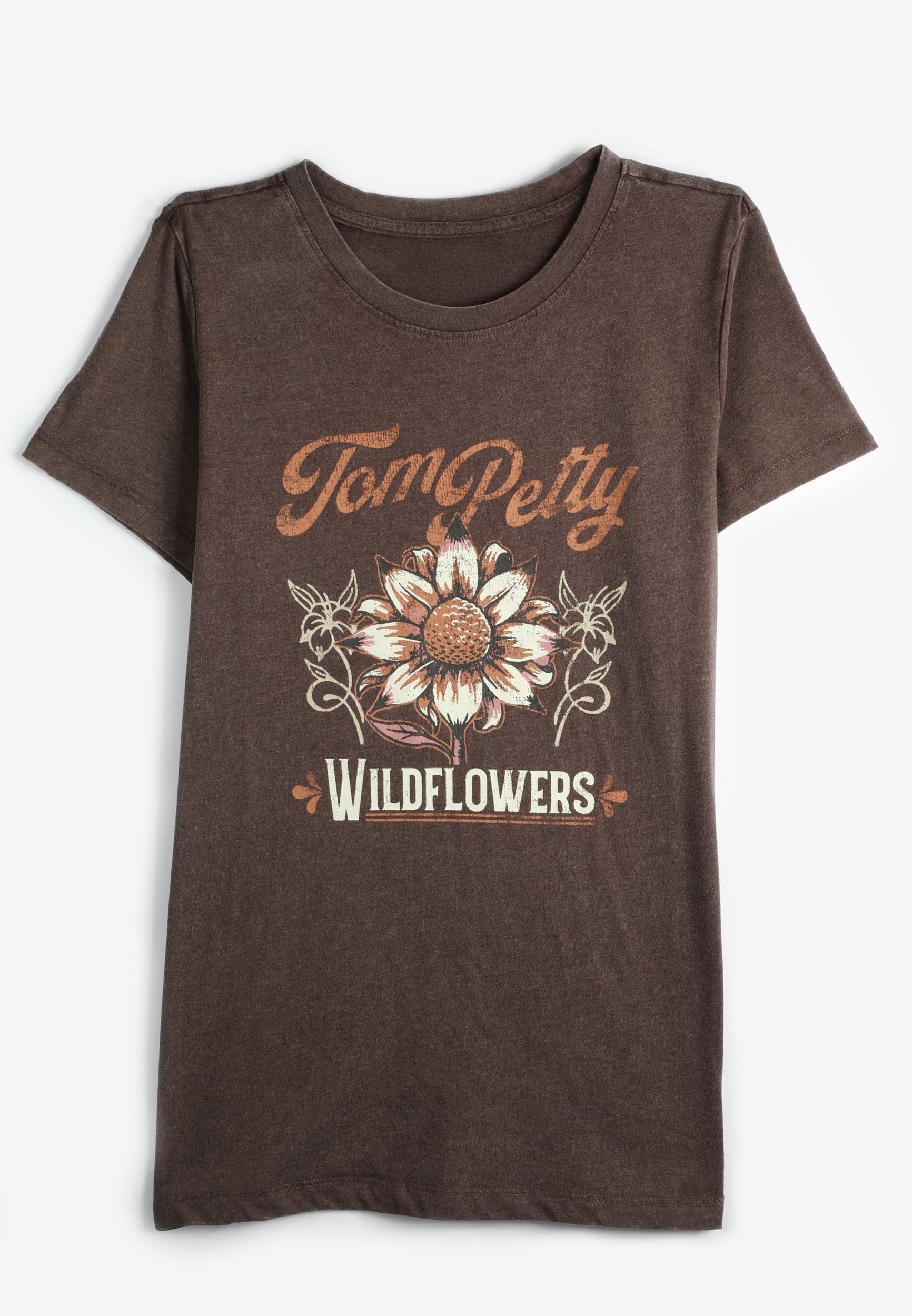 Tom Petty Classic Fit Graphic Tee, BROWN, large